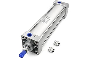 Baomain Pneumatic Air Actuator SC 63 x 200 PT, Bore 2.5 inch,...