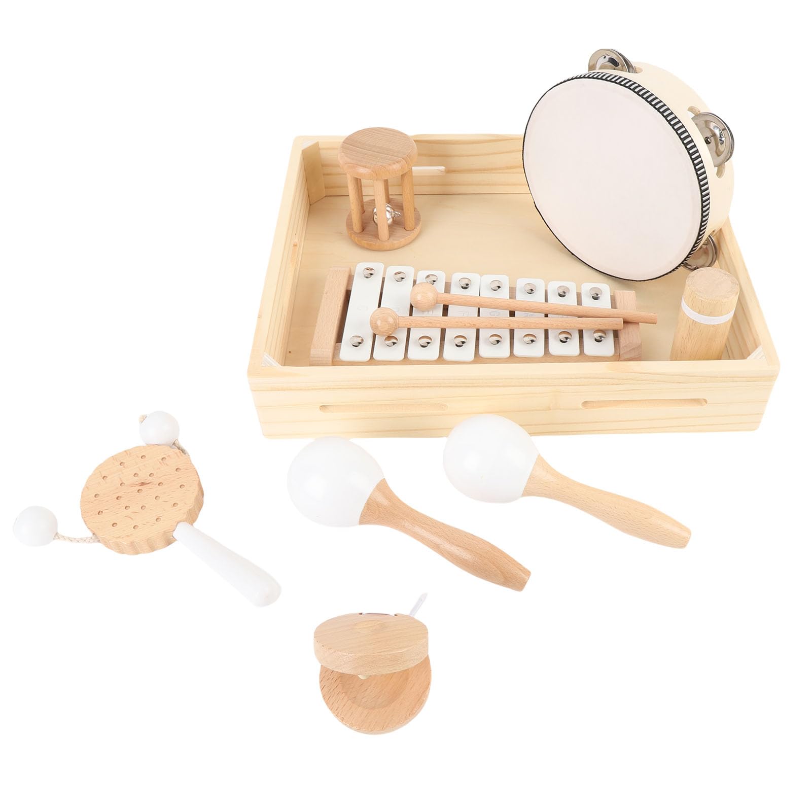 Instrumenty Muzyczne dla Dzieci, Najwyższej Jakości Drewniany materiał Bezpieczny dla Małych Dzieci Instrumenty Perkusyjne do Wczesnej Nauki , Drewniane Zabawki Muzyczne Małych z Różnymi