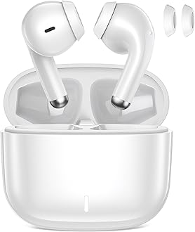 Wireless Earbuds Bluetooth 5.3 Headphones for iPhone 17 16e 16 15 Pro Max Google Pixel 10 9a 8 7,USB C Charging Case,Noise Cancelling Headset in Ear Earphones for Samsung S25 S24 S23 S22 FE