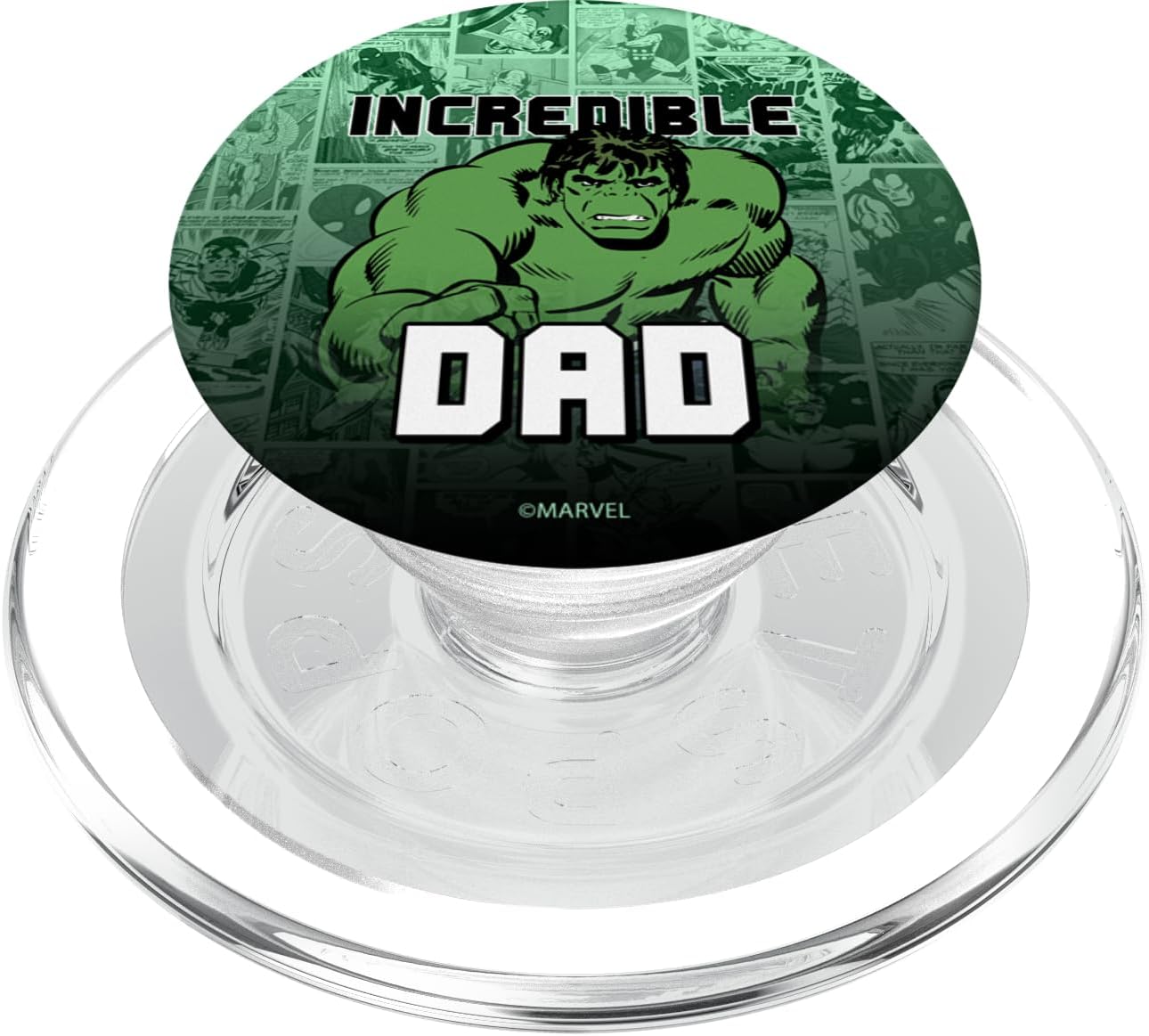 Marvel Hulk Incredible Dad Father's Day PopSockets MagSafe PopGrip for iPhone