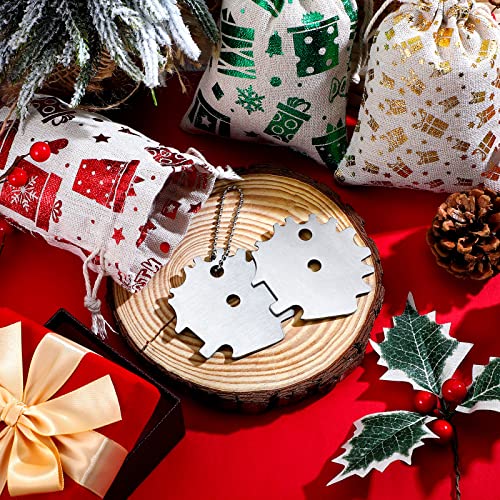 3 Pcs Bbq Grill Scraper Stainless Steel Grate Grill Scraper Cleaner With 3 Pcs Christmas Reusable Gift Bags Grill Cleaning Tools For Men Christmas Kitchen Stocking Stuffers Ideals Cooking Gadget #TOP6