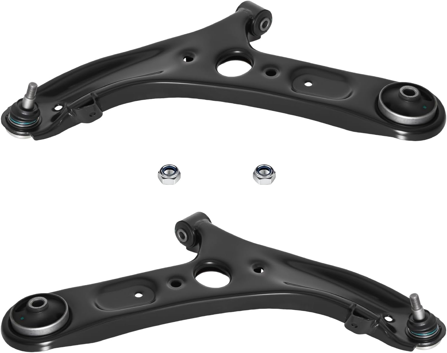 TUCAREST K622232 K622646 (Pair) Front Lower Control Arm and Ball Joint Assembly Compatible With Hy-undai 2011-2016 Elantra w/4-Door Sedan,13-17 Elantra GT,12-17 Veloster [#545002V000 545012V000]