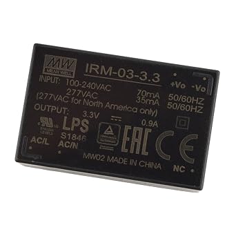 Industrial Open Frame 3W 3.3V 900mA IRM-03-3.3 AC-DC SMPS IRM-03 Series Switching Power Supply