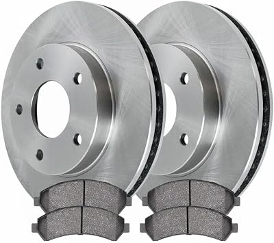 4pcs Ceramic Brake Pad Set 2pcs Brake Rotors Kit Front Side Performance Slotted for Chevy for Blazer for S10,for GMC for Jimmy for Sonoma,for Isuzu for Hombre,for Olds for Bravada