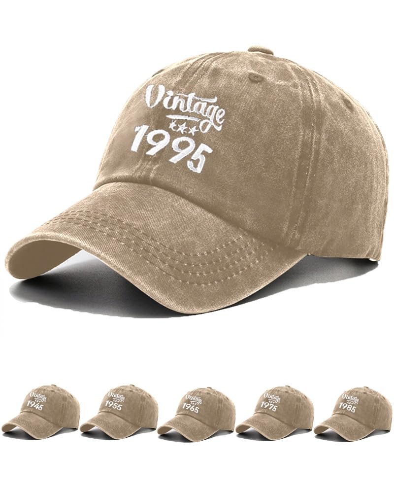 Cappello Baseball Vintage In Cotone - Ricamato Con Anno, Unisex, Regalo Per Compleanni 30-80 Anni - Foto 8