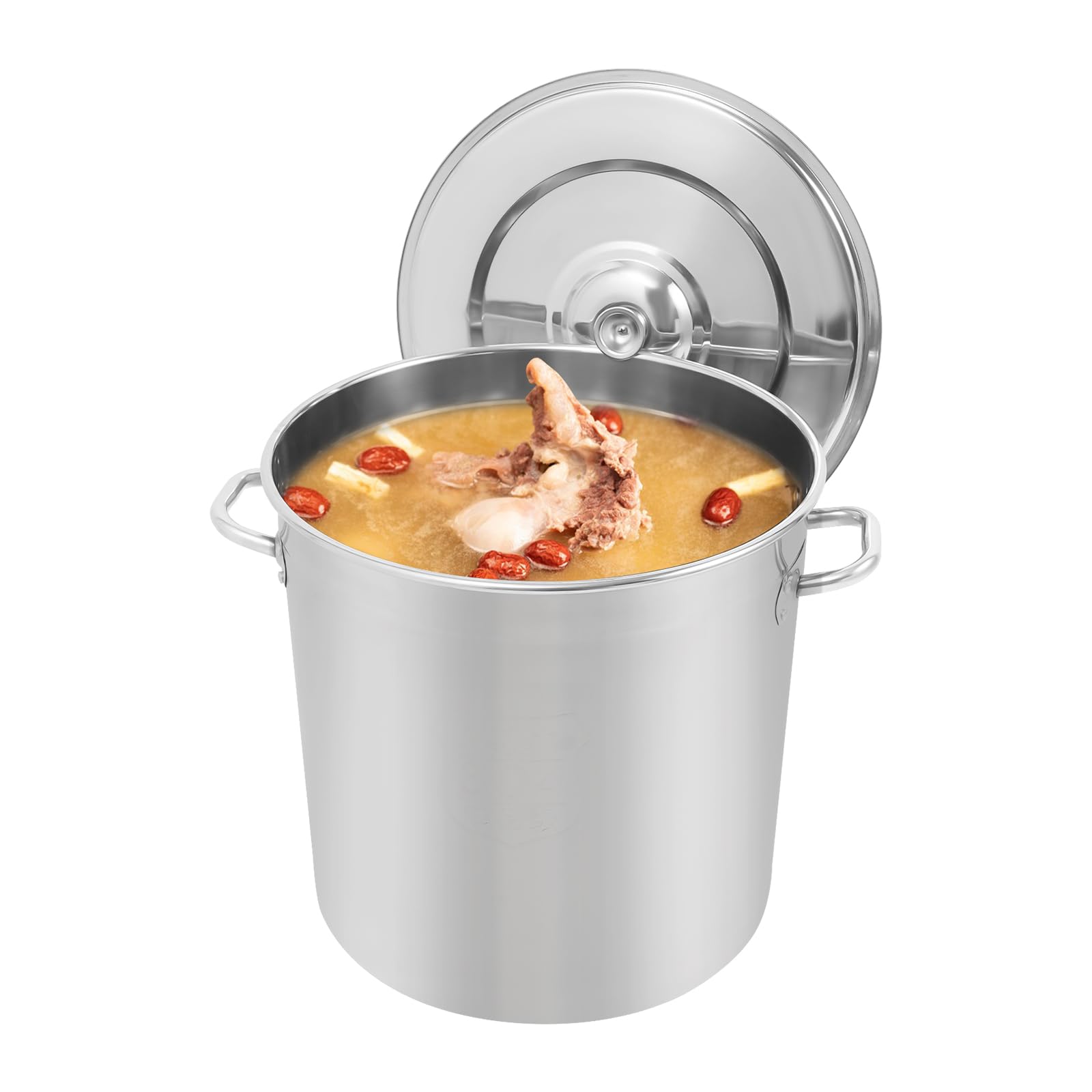 12 Inch Cooking Pot For All Stove Types 12 Inch Nonstick Stock Pot With ...