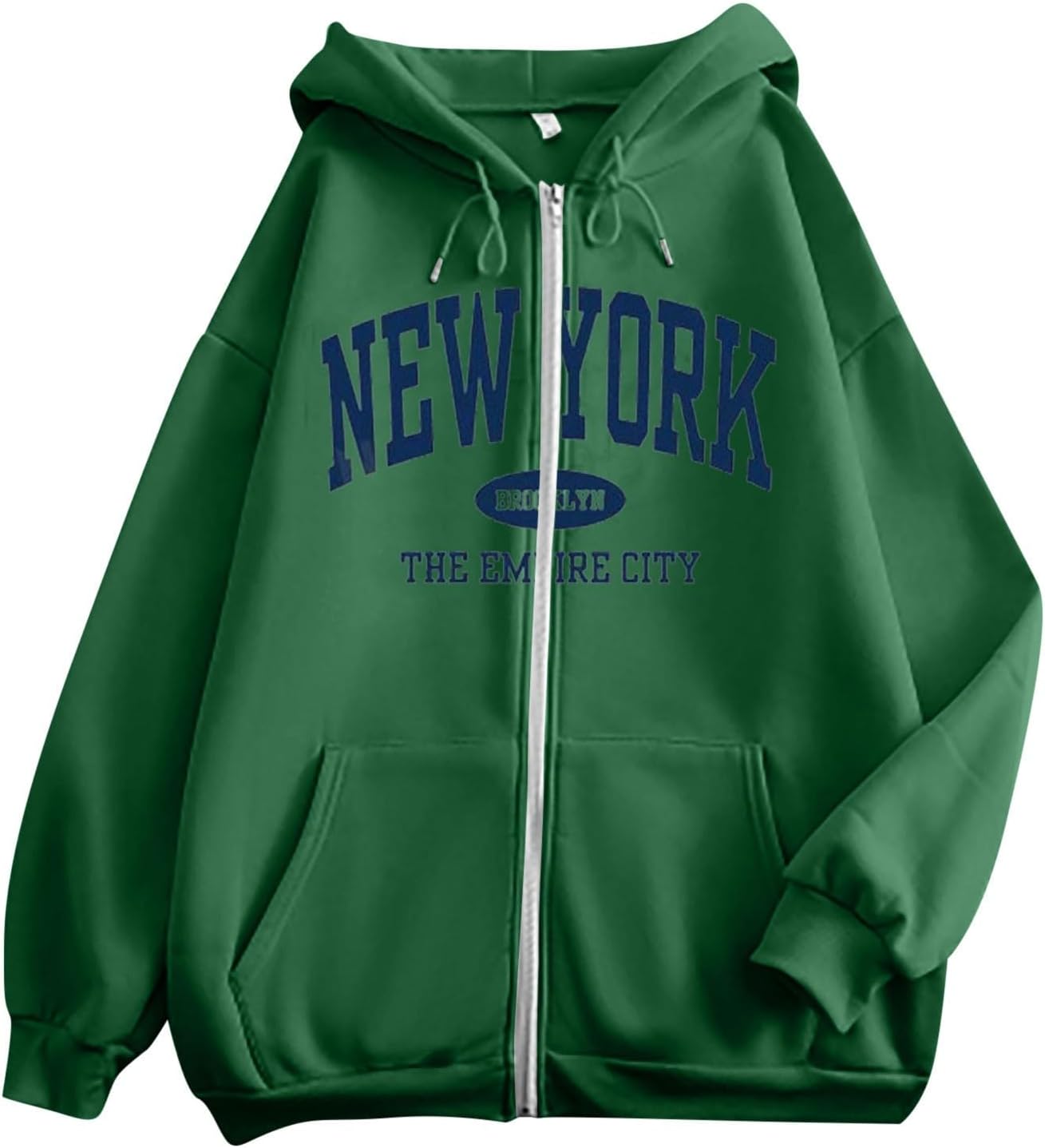 Novlewign Sweatjacke Damen - Kapuzenjacke Mit Reißverschluss Oversized