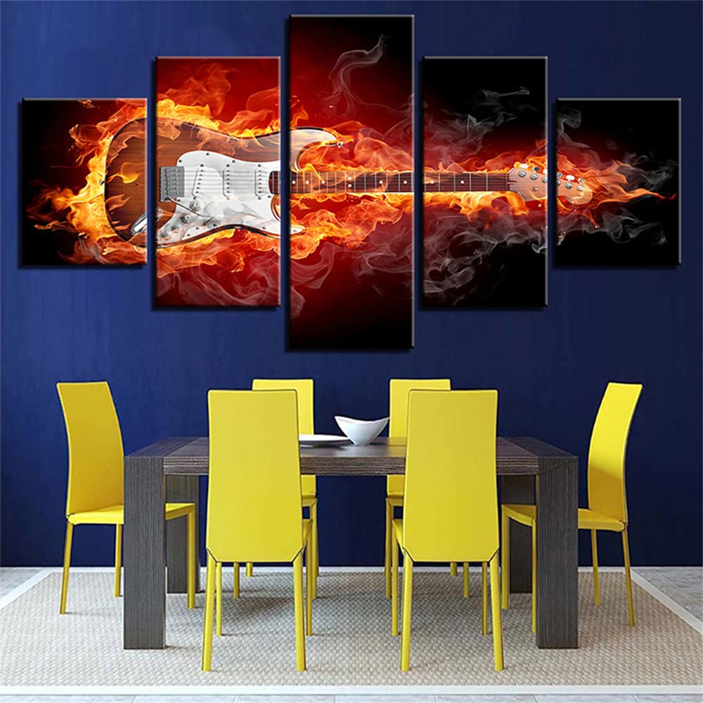 Kits diamant peinture grand format pour sublimer la décoration murale du salon