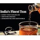 Dorje Teas Rose Darjeeling Loose Tea | 100g (Pack of 1) | Selim Hill Estate | Delicate Floral Rose Flavour | Promotes Sleep & Stress Relief | Organic Whole Leaf Blend | 40 Cups gallery image
