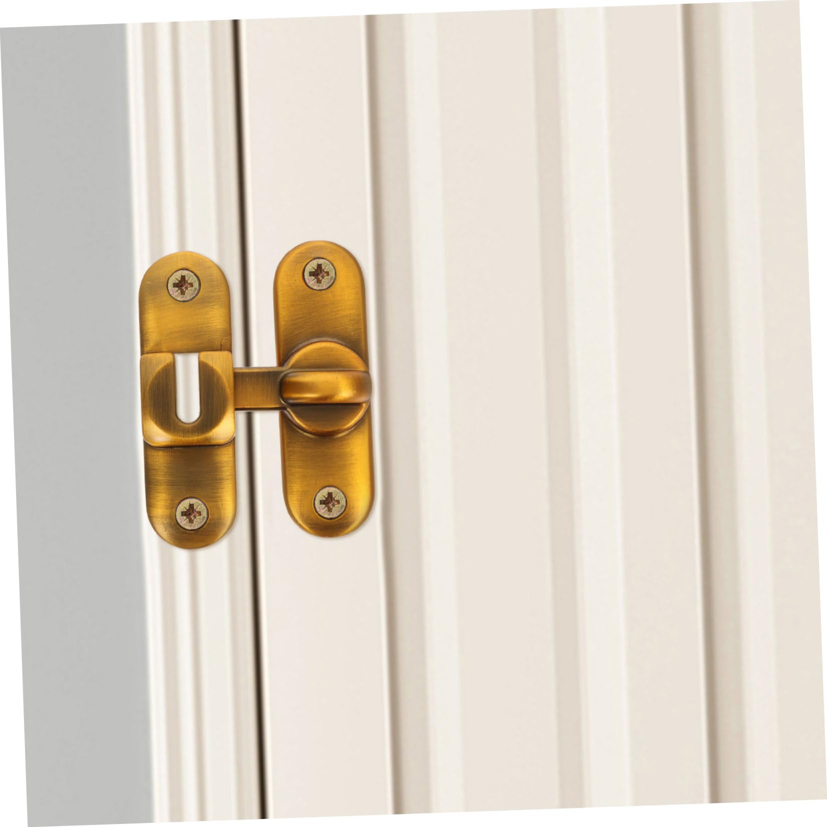 Artibetter 2sets Serratura Scorrevole Per Porta Chiusura Acciaio Inossidabile Per Porte Battente Facile Installazione e Design Moderno Sicurezza Per Ambienti Domestici e Commerciali