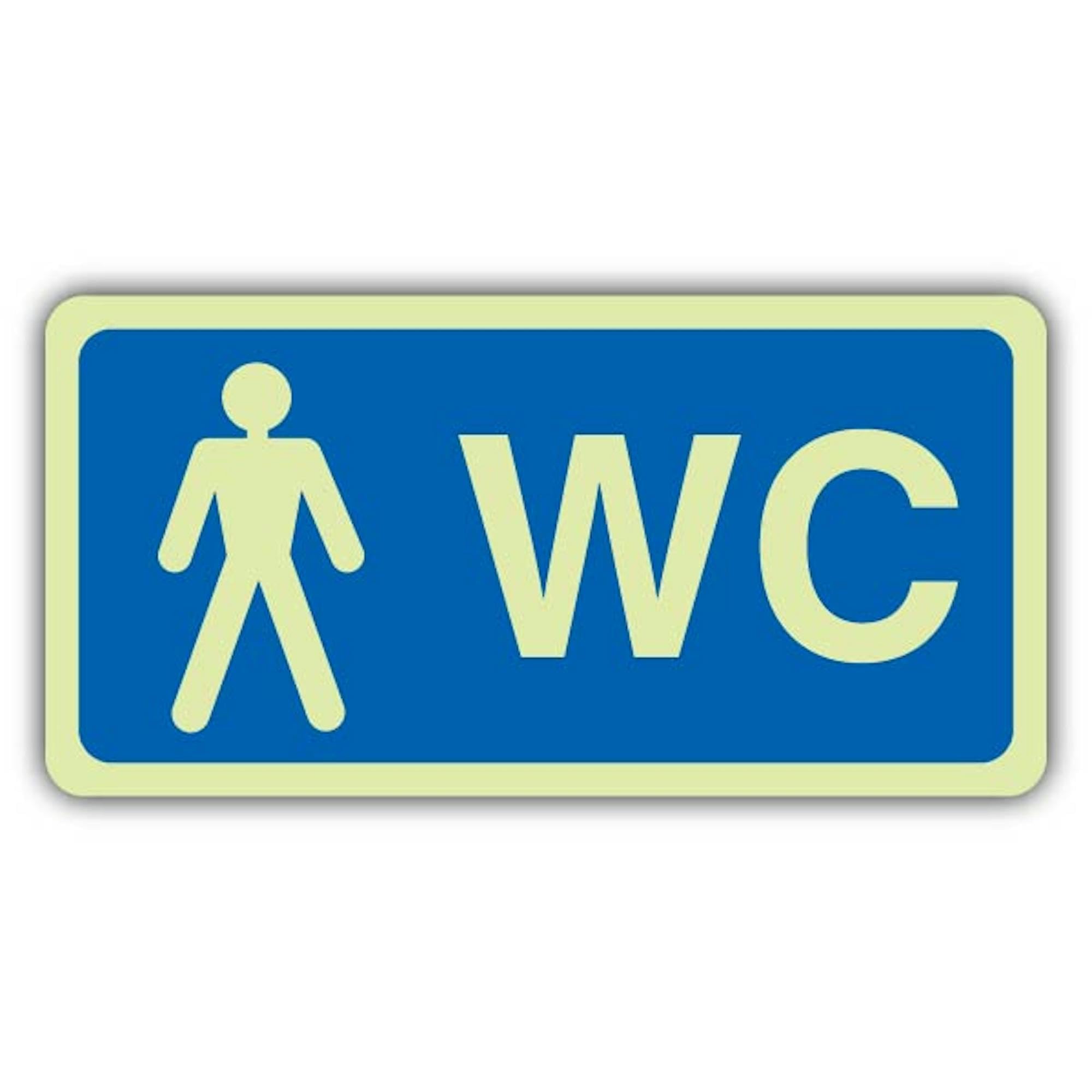 V Safety Gentlemen Panneau WC rigide triple lueur 600 x 300 mm