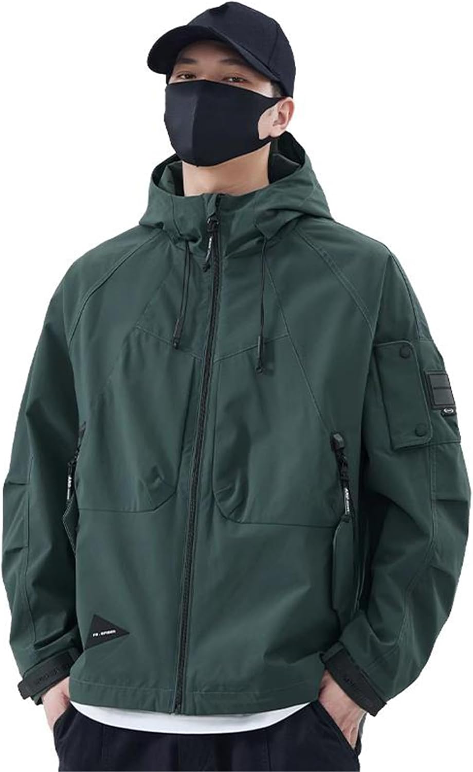 Men's Hooded Jacket, Loose Casual Sports for Spring