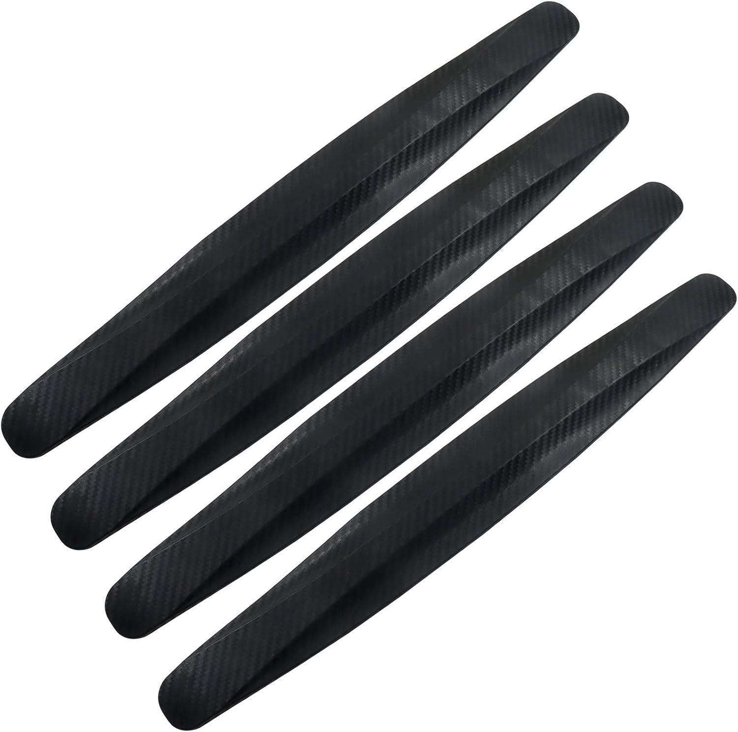 Murtenze 4 Pack Car Bumper Guard, Black Anti-Collision Bumper Guard Protector, Anti-Scratch Protector Strip for Car