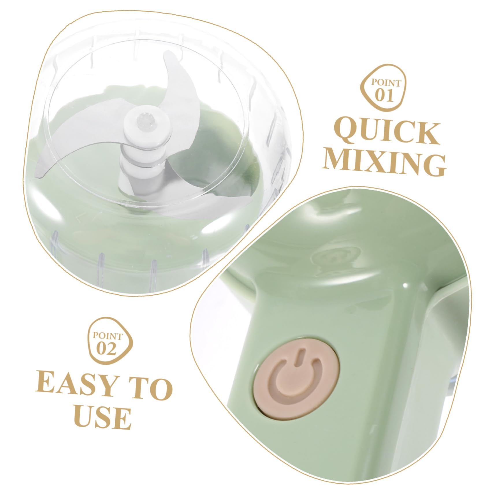 COLLBATH Electric Vegetable Slicer Garlic Mincer Meat Chopper 9pc Set Portable Kitchen Tool