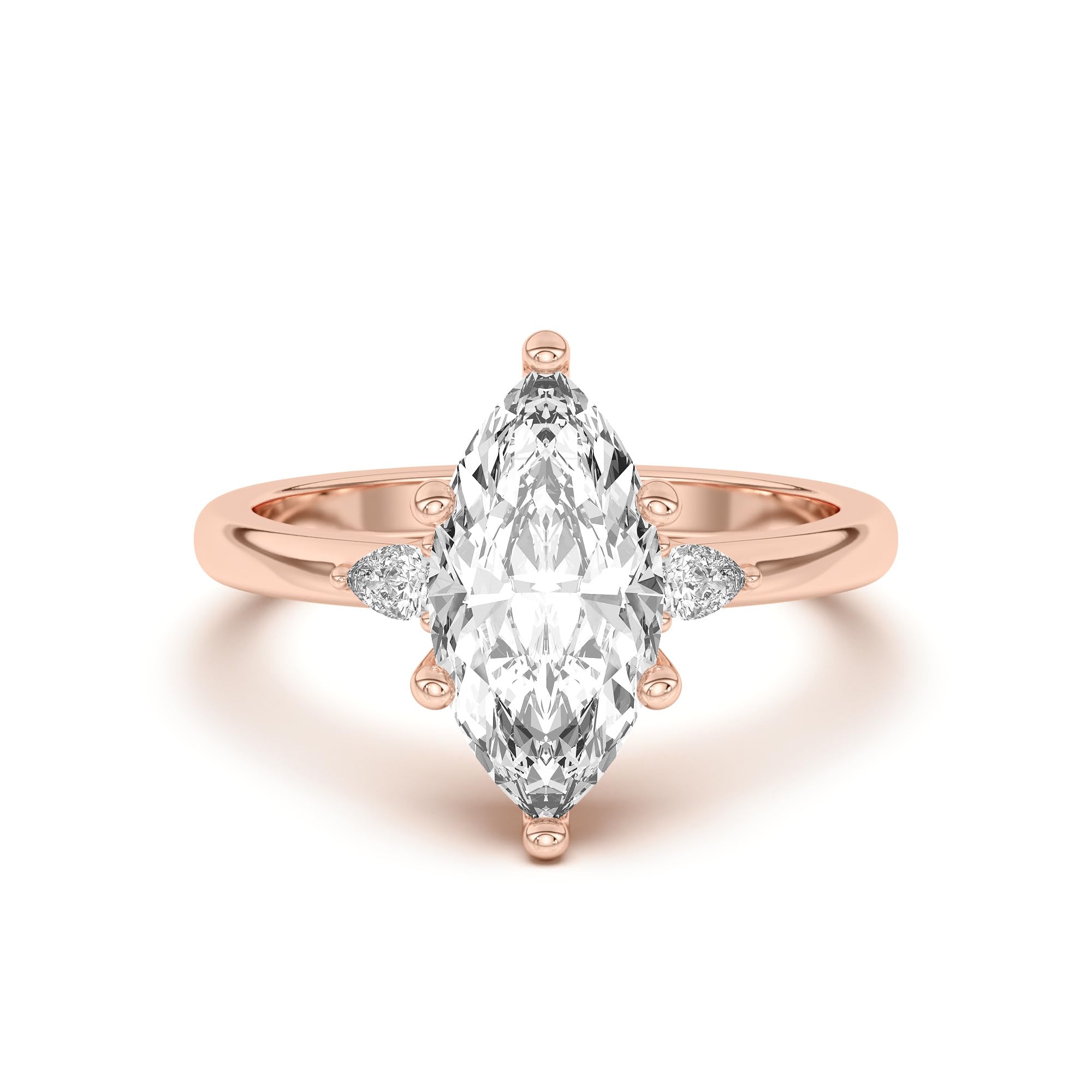 Damen-Verlobungsring, Antragsring, 925 Sterling Silber/9K/14K/18K Gold, Ehering, 1.11–3.11 Karat, 5A-Zirkonia, Personalisierte Individuelle Gravur Ring