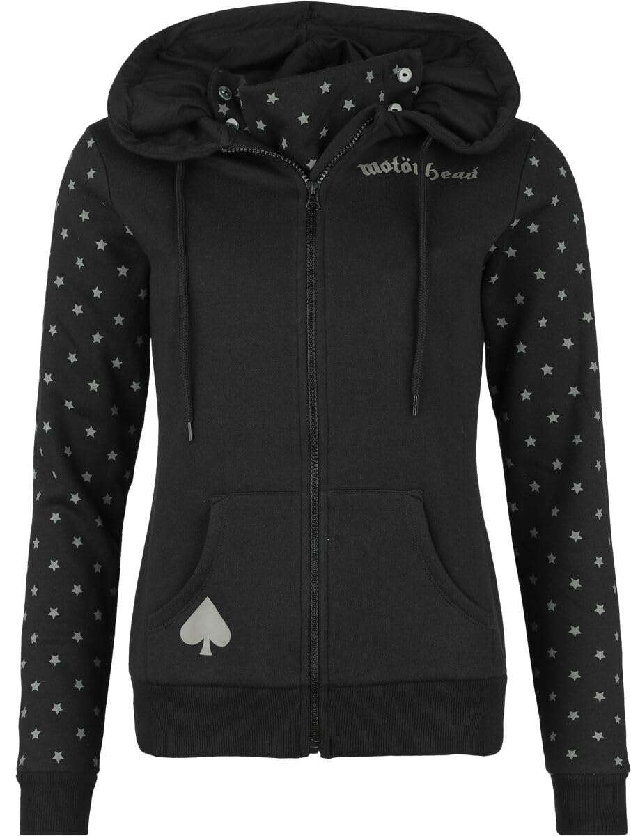 Motörhead England Frauen Kapuzenjacke schwarz Band-Merch, Bands, Musik