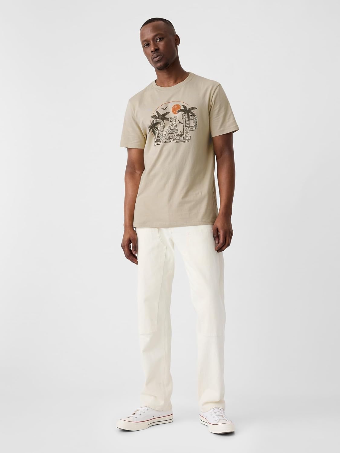 Gap Mens Short Sleeve Graphic Tee T-Shirt - Image 3