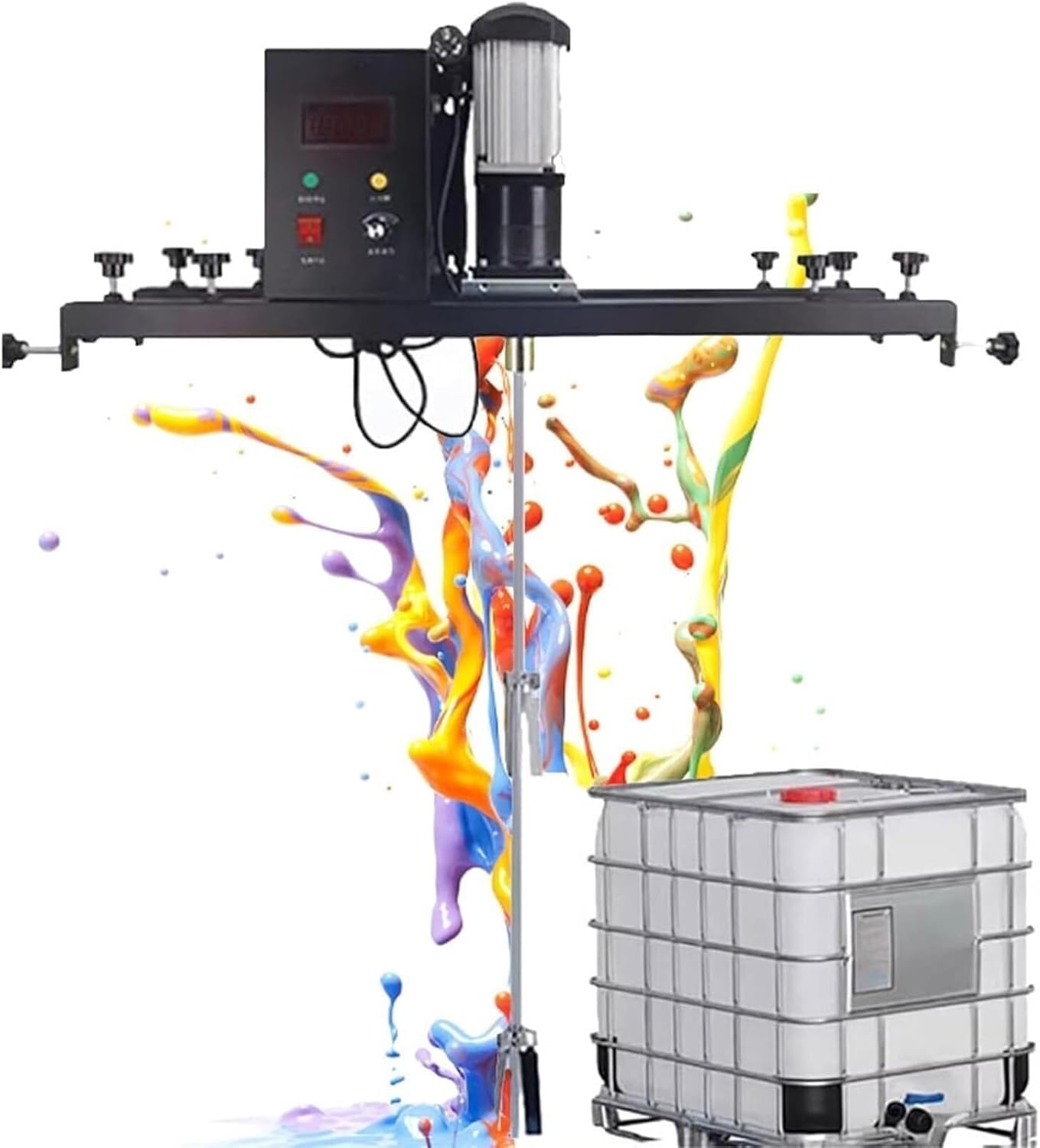 Gallon Drill Paint Stirrer, Power Mixer, Pneumatic Stand Mixer, Paint Mixer Stand Pneumatic Mixing Tool for Factory