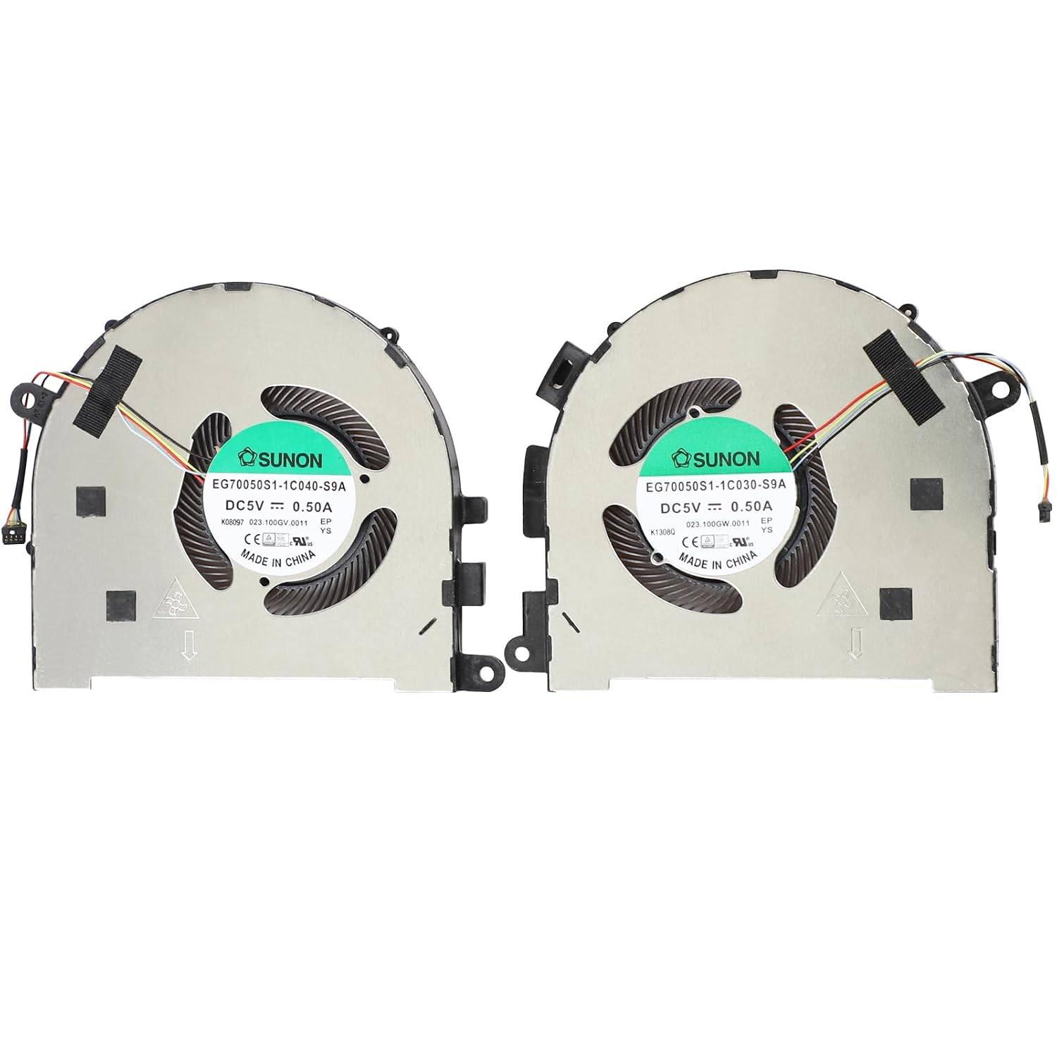 New Laptop CPU+GPU Cooling Fan Replacement for Lenovo Yoga C940-15IRH (Type 81TE), for Yoga 9-15IMH5 (Type 82DE), 5H40S19977 EG70050S1-1C040-S9A EG70050S1-1C030-S9A DC5V 0.50A