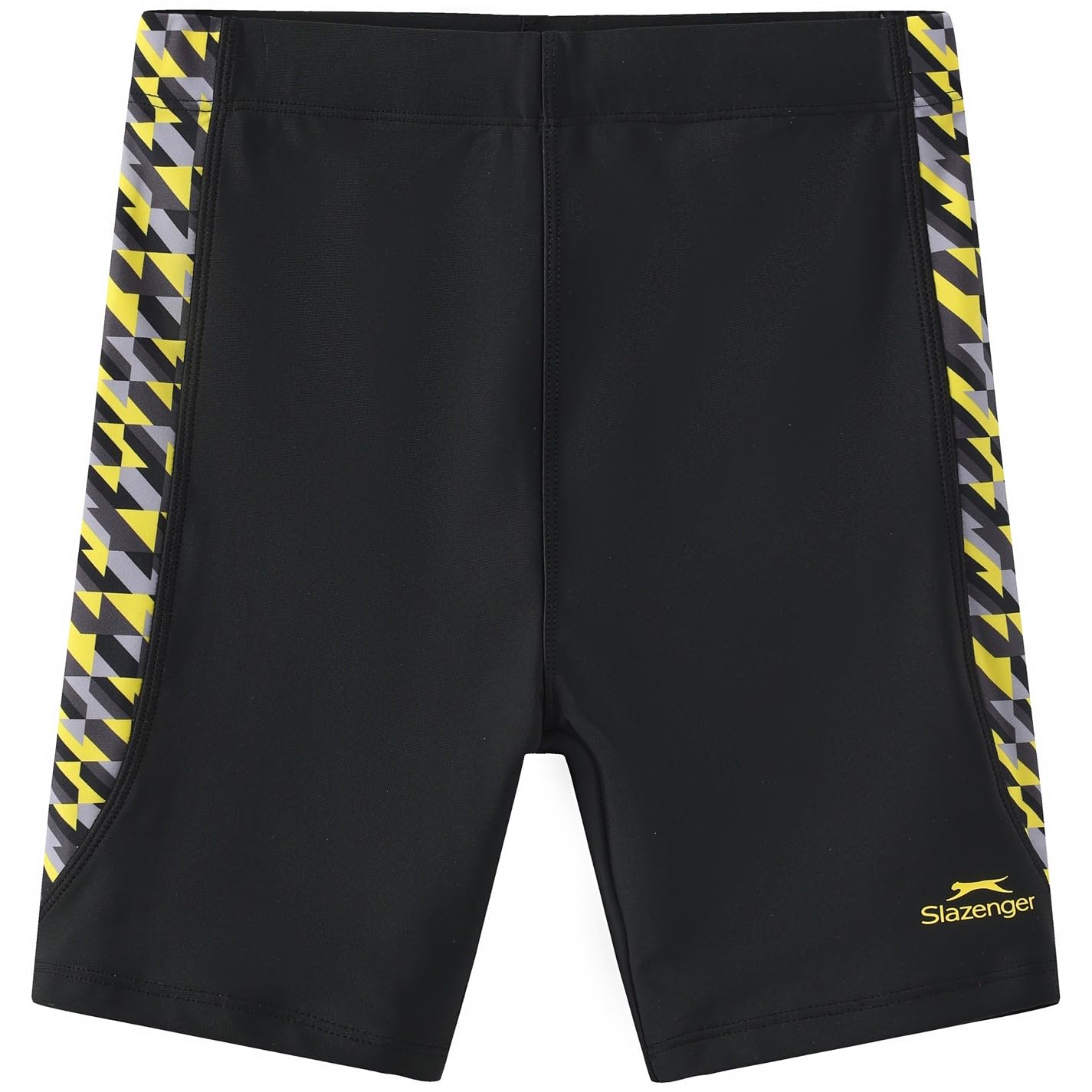 Slazenger Boys Black/Yellow Pl Jammers Junior 13 Years