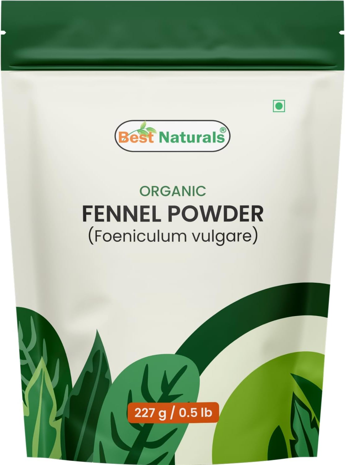 Best Naturals Certified USDA Organic Fennel Powder, 227 Gram, Gluten Free, GMO Free, Vegan