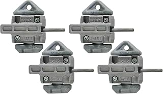 Mytee Products (4 Pack Sea Rail Shipping Container Manual Twist Lock Large Seat Left-Right Handlocking Casting Steel - No Lever Required