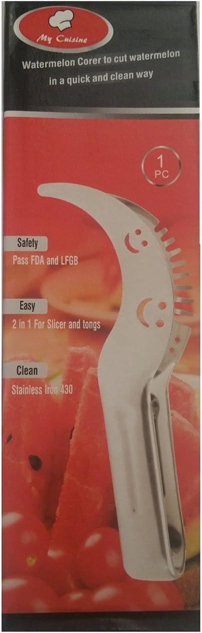 My Cuisine-Watermelon Slicer Corer & Server Knife - Stainless Steel Watermelon Cutter