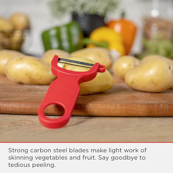 Kuhn Rikon Original Swiss Peeler 3-Pack Red/Green/Yellow