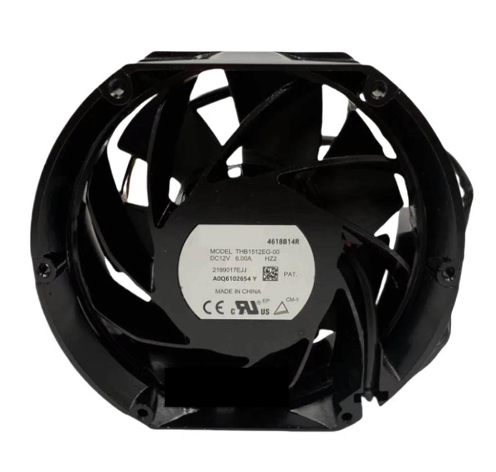 Ventilateur de refroidissement THB1512EG-00 évite la surchauffe des serveurs 17251 12V 6A