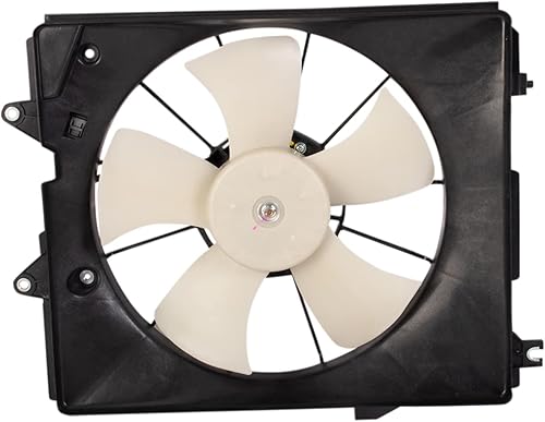 Vista 164 de TRQ Conjunto de ventilador de enfriamiento dual para radiador Compatible con 2004-2006 Lexus ES330 Toyota Camry 2004-2008 Solara LX3115111