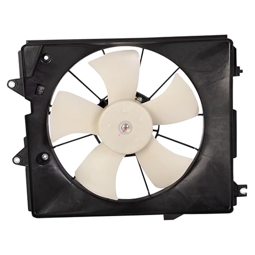Vista 696 de TRQ Conjunto de ventilador de refrigeración dual compatible con Infiniti EX35 2009 FX35 FX50 2007-2008 G35 2008-2013 G37 2012-2013 M35h 2014-2015
