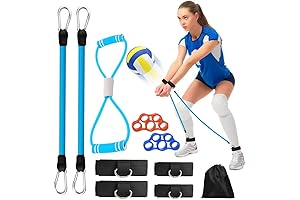 Volleyball Training Equipment Aid, Resistance Bands Set for Serving, Arm Swing and Agility