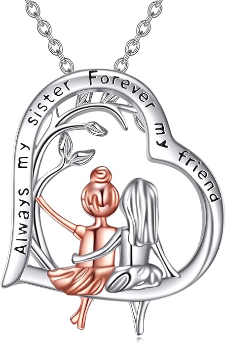 Friends Sisters Necklace 925 Silver