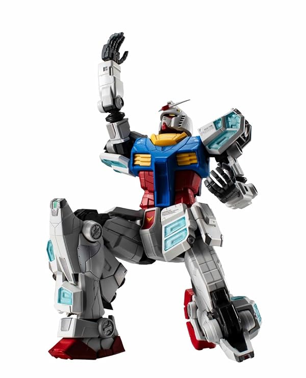 TAMASHII NATIONS Robot Spirits Gundam Next Future Pavilion RX-78F00/E Gundam Approx. 5.1 inches (130 mm), PVC & ABS Pre-Painted Action Figure by TAMASHII NATIONS - Used condition - US$60.47