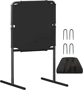 Baseball Strike Zone Target for Plastic Balls, Portable Pitching Target Stand, Stable Metal Frame & Premium Fabric, Perfect for Outdoor Pitching & Hitting Training Game