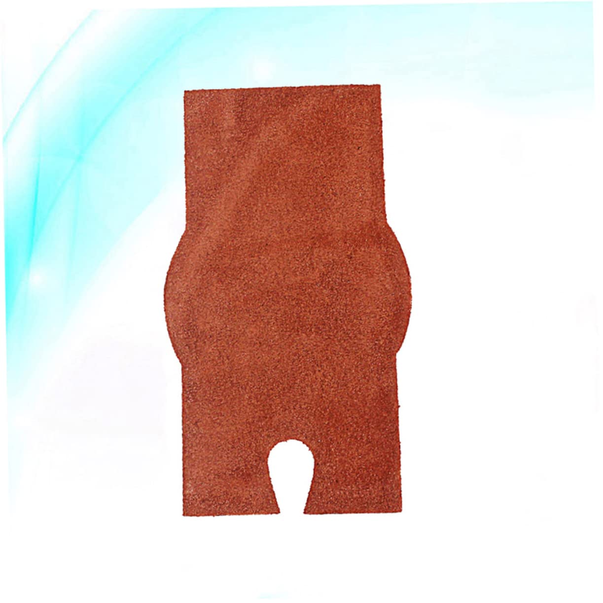 BESPORTBLE Cattlehide Erhu Skid Cushion Durable DIY Mat for Enhanced Stability Light Brown Erhu Accessory for Musicians