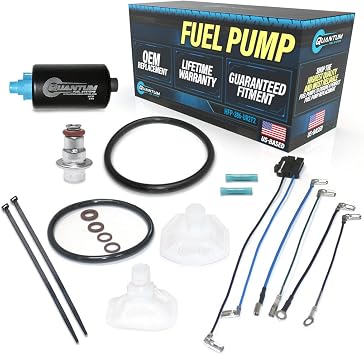 QFS Fuel Pump for 2017-2023 Suzuki SV650, Replaces 15100-18K00, 15100-18K01, 15100-18K02, Restores OE Performance