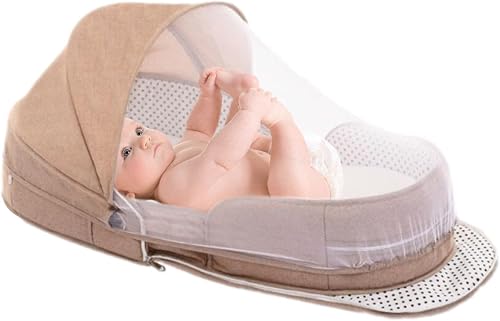 Berço Portátil Dobrável | Cama Portátil Para Bebés - Cama De Viagem Dobrável E Fácil Transporte | Moisés Para Dormir Ao Lado Da E Viagens Ao Ar Livre