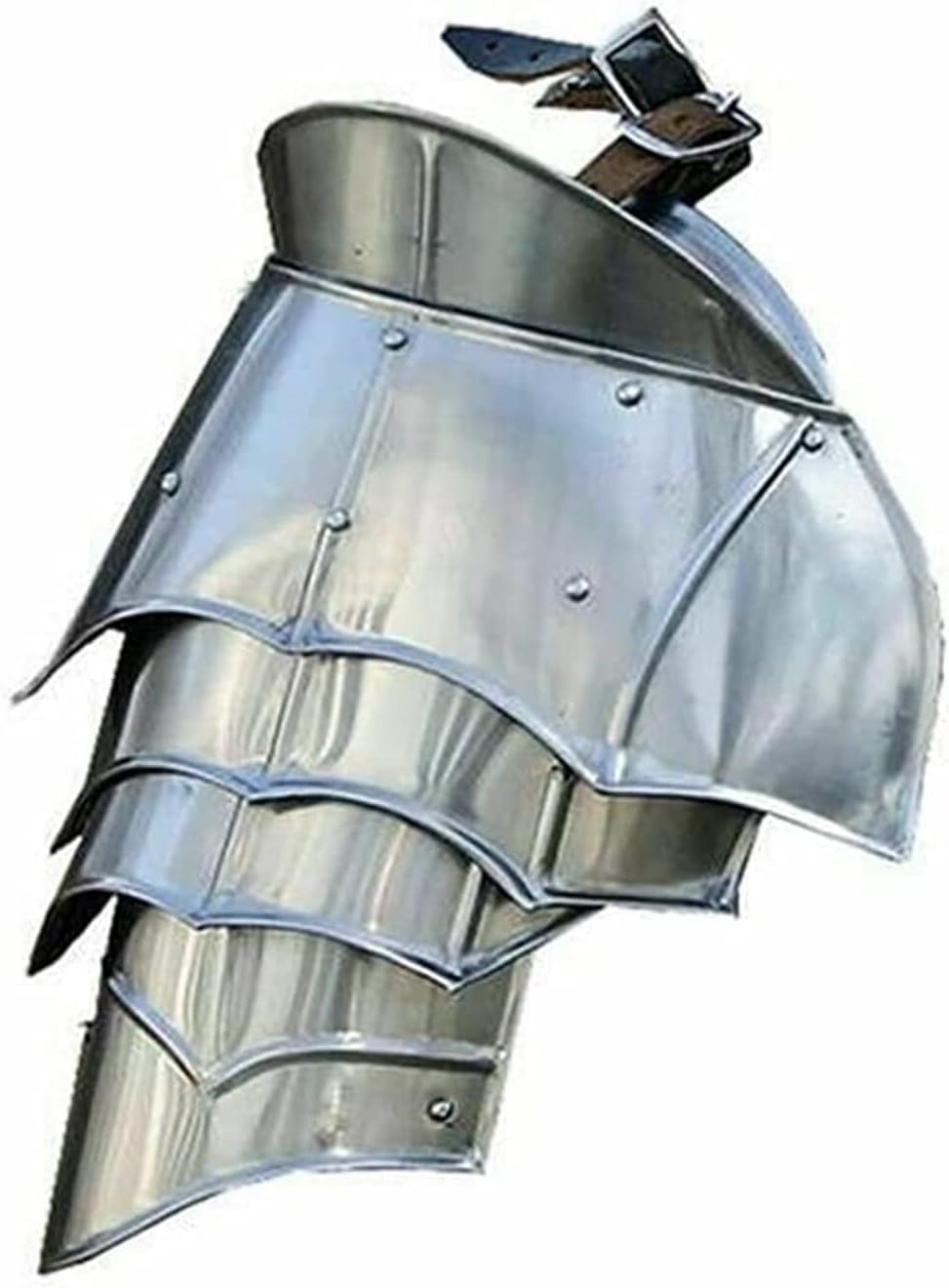 AnNafi® Shoulder Pauldron Medieval Shoulder Armor Set | Crusader Pauldrons Warrior Knight Armor Magik Cosplay costume weapons & armor SCA LARP Knight Metal Guard Vembrace Pair Dark Souls Cosplay