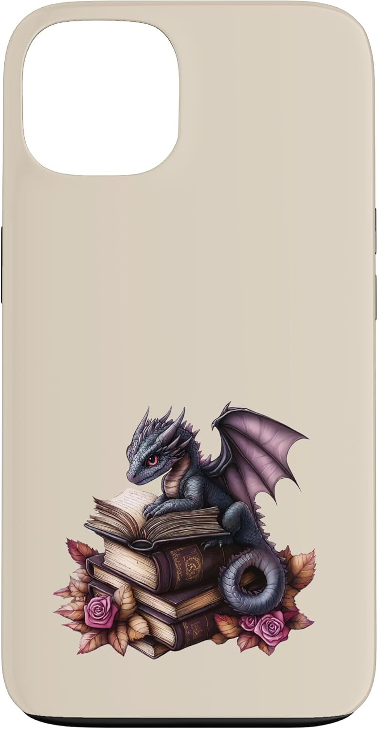 Dragon Rider Book Lover Romantasy Bookish Fantasy Readers Case for iPhone 12/12 Pro