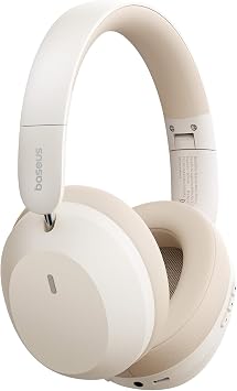 Baseus Bass 35 Max Kablosuz Kulak Üstü Stellar White