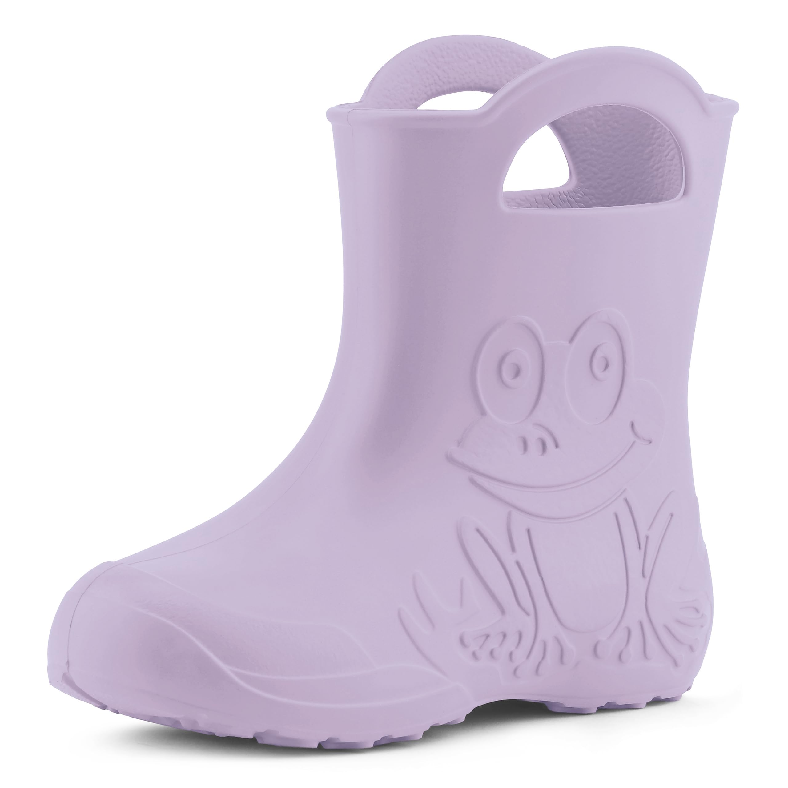 Ladeheid Eva federleichte Kinder Gummistiefel für Jungen und Mädchen Regenschuhe Bequeme und wasserdichte Regenstiefel Kinder LA-CA-01