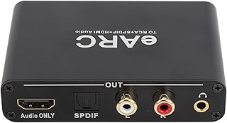 E Extractor, EARC Converter to HDMI Optical 3.5mm AUX Sound Extractor, for TV to Non ARC Sound System Soundbar Speaker Amplifier