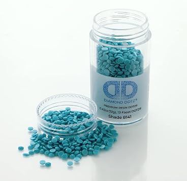 Diamond Dotz 2.8MM 12G Cylinder Light Aqua - Freestyle Diamond Painting Beads, Diamond Art Beads, Replacement Drills, Loose Gems for DIY Crafts and Art Projects