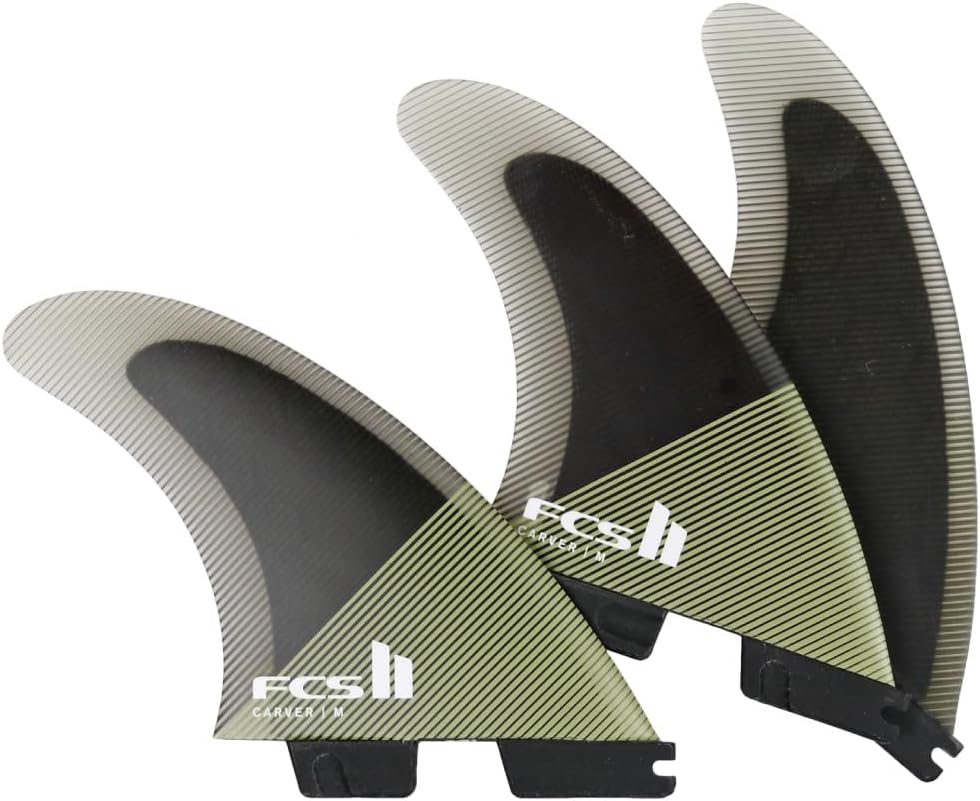 FCS II Carver PC Medium Eucalyptus Tri Fins