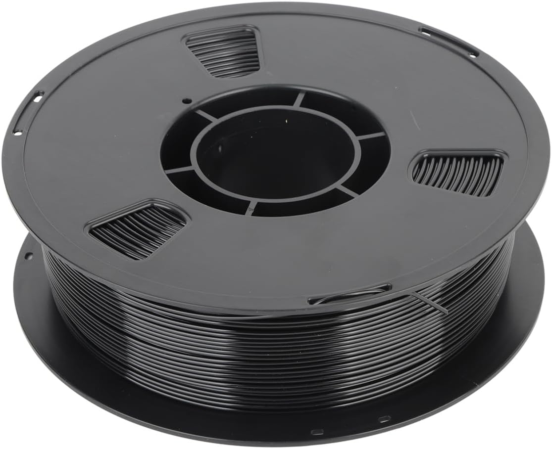 PETG Filament 1.75mm, 3D Printer Filament, High Strength & Rigidity 3D Printer Filament, Dimensional Accuracy, Fit Most 3D Printers (Black)