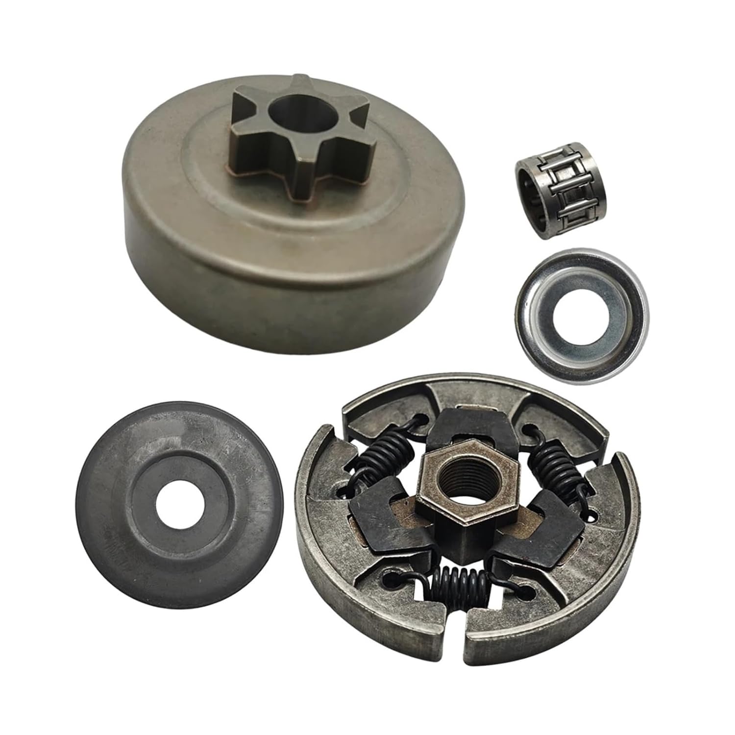 6T Clutch Drum Sprocket Washer Bearing Kit Fit for MS250 MS230 MS210 MS180 MS170 017 018 021 023 025 Chainsaw Parts