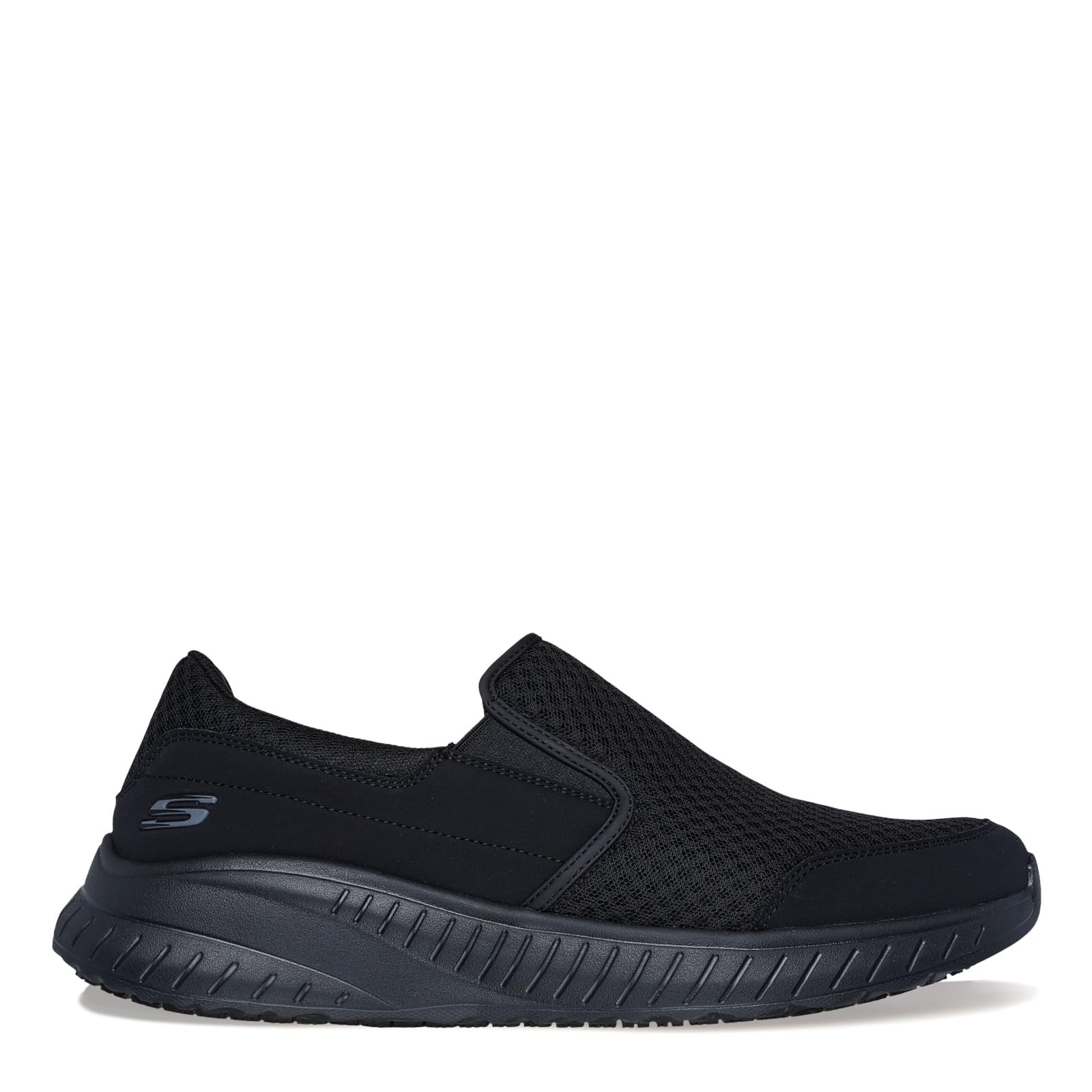 Skechers Men's Squad Chaos Slip Resistant Urgran Food Service Shoe, BLK, 8