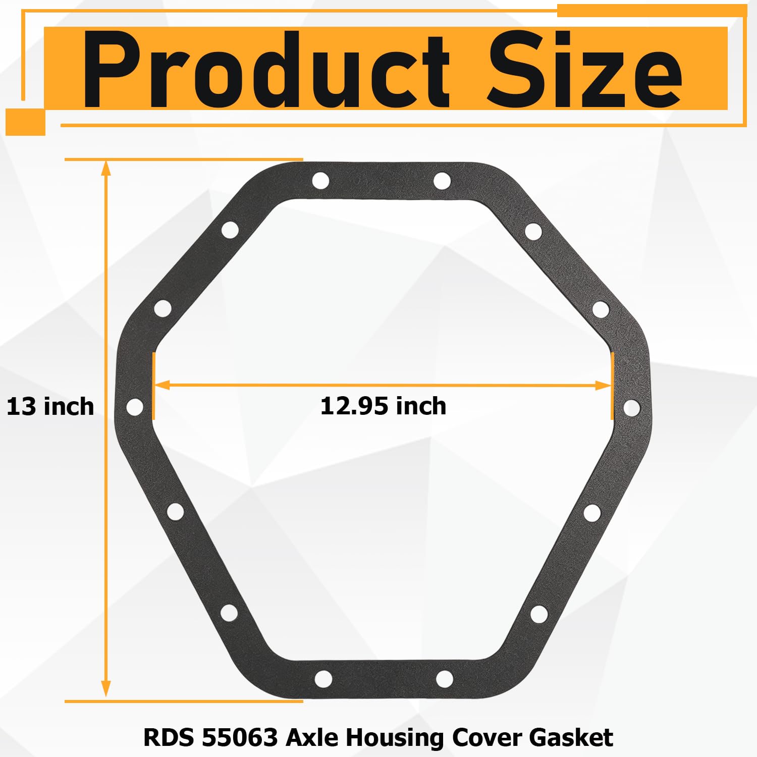 RDS 55063 Axle Housing Cover Gasket Compatible with Chevrolet | Fits 1973-1974 C20 Pickup; 1973-1974 C30 Pickup; 1973-1974 K20 Pickup; 1973-1974 P20 Van， 2013-2014 Express 4500