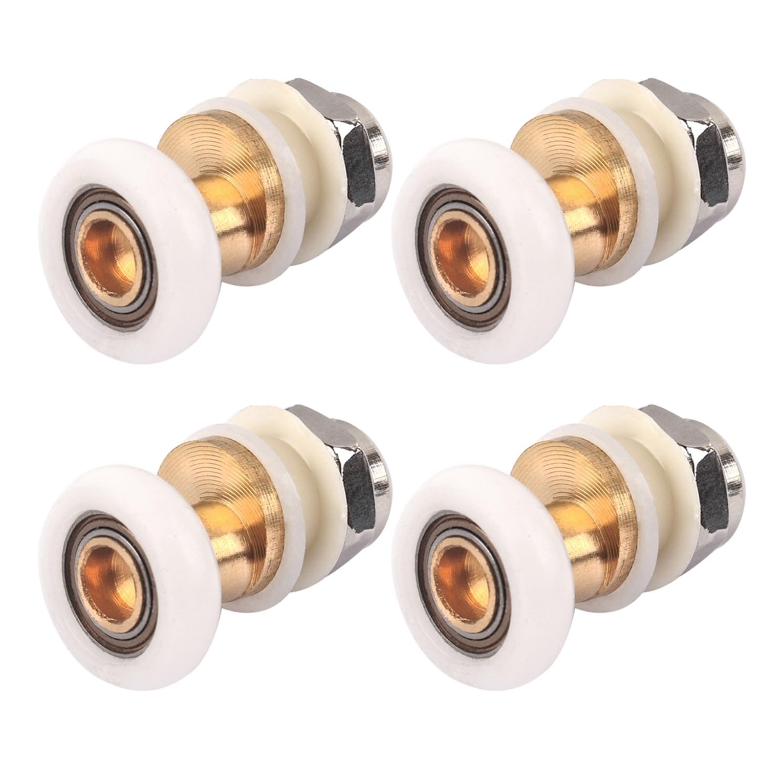 Vnakrny 20X5mm Shower Door Rollers 12Pcs 20-27Mm Eccentric Hanging Roller Hardware